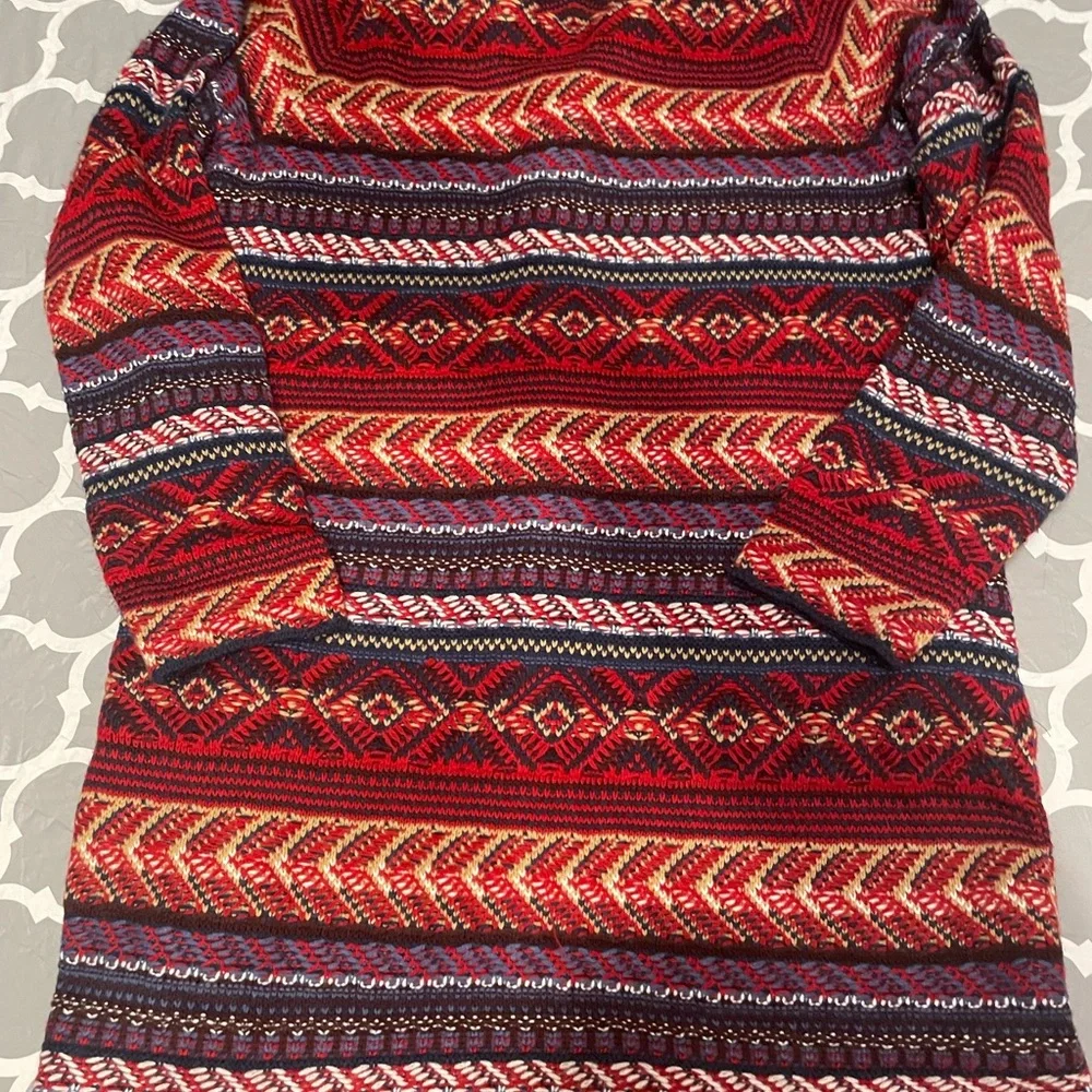 Gorgeous St John’s Bay Button Up Oversized Long Knit Button Up Sweater Size M